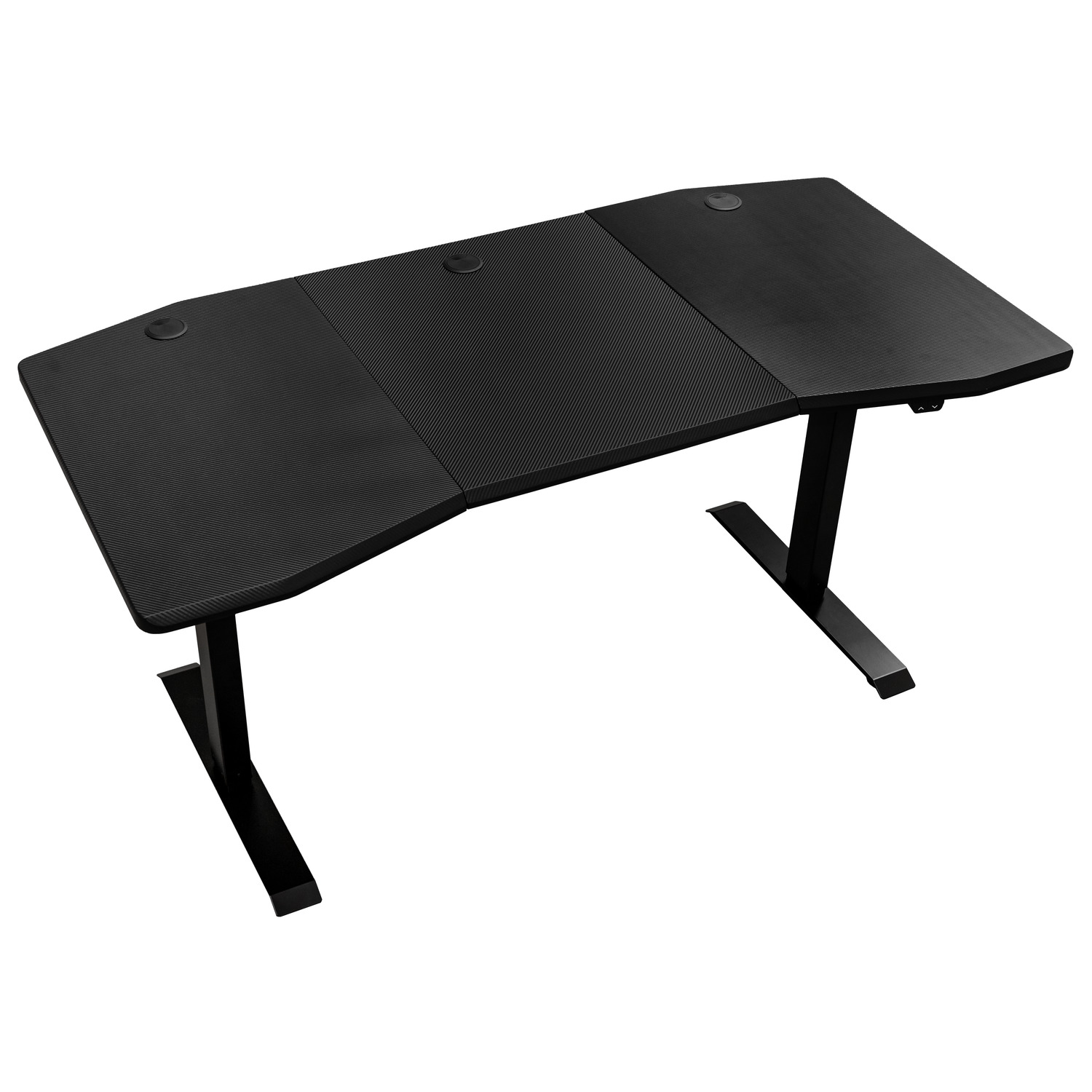  - Gaming Desk D16E Carbon Black - electrically adjustable height