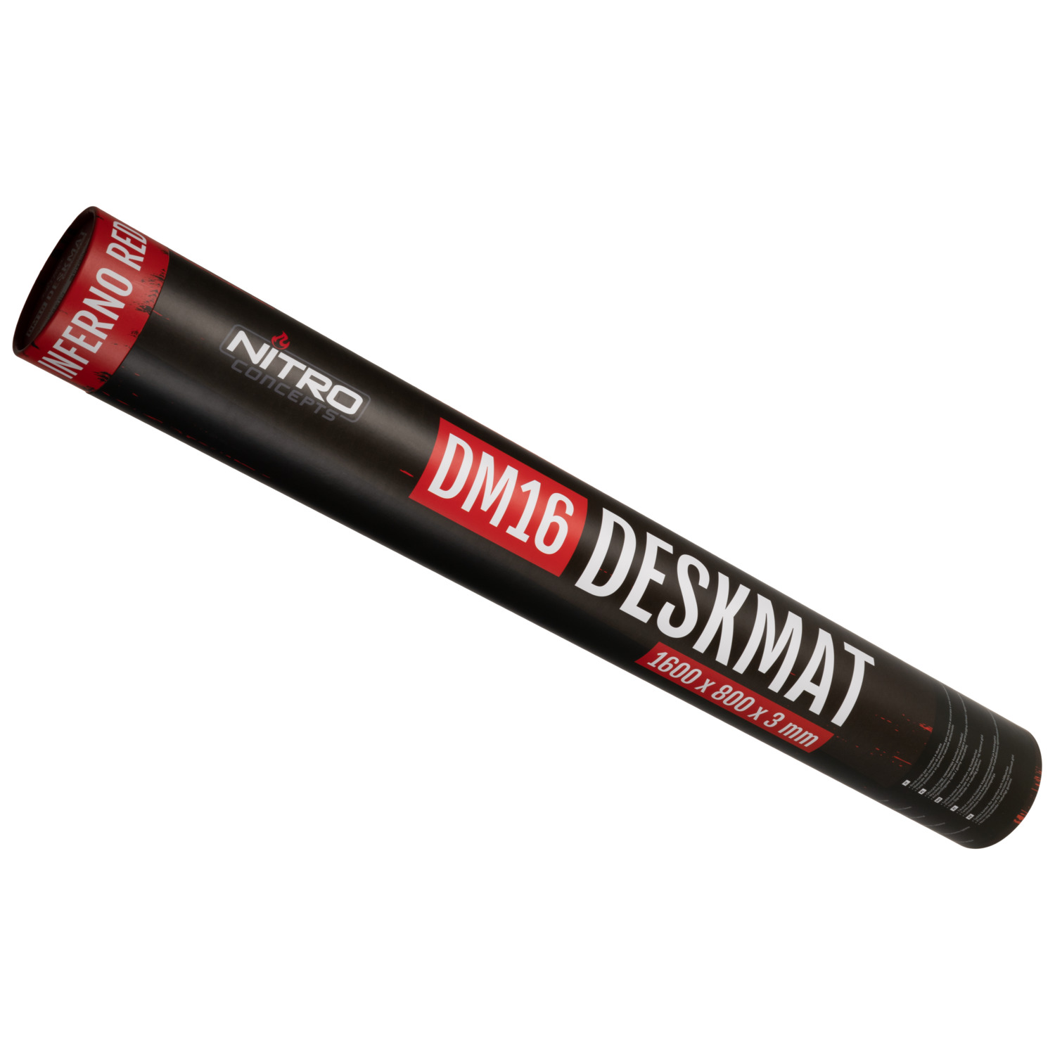  - Deskmat DM16 - 1600x800mm - INFERNO RED